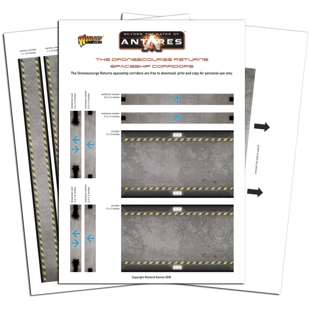 The Dronescourge Spaceship Corridors
