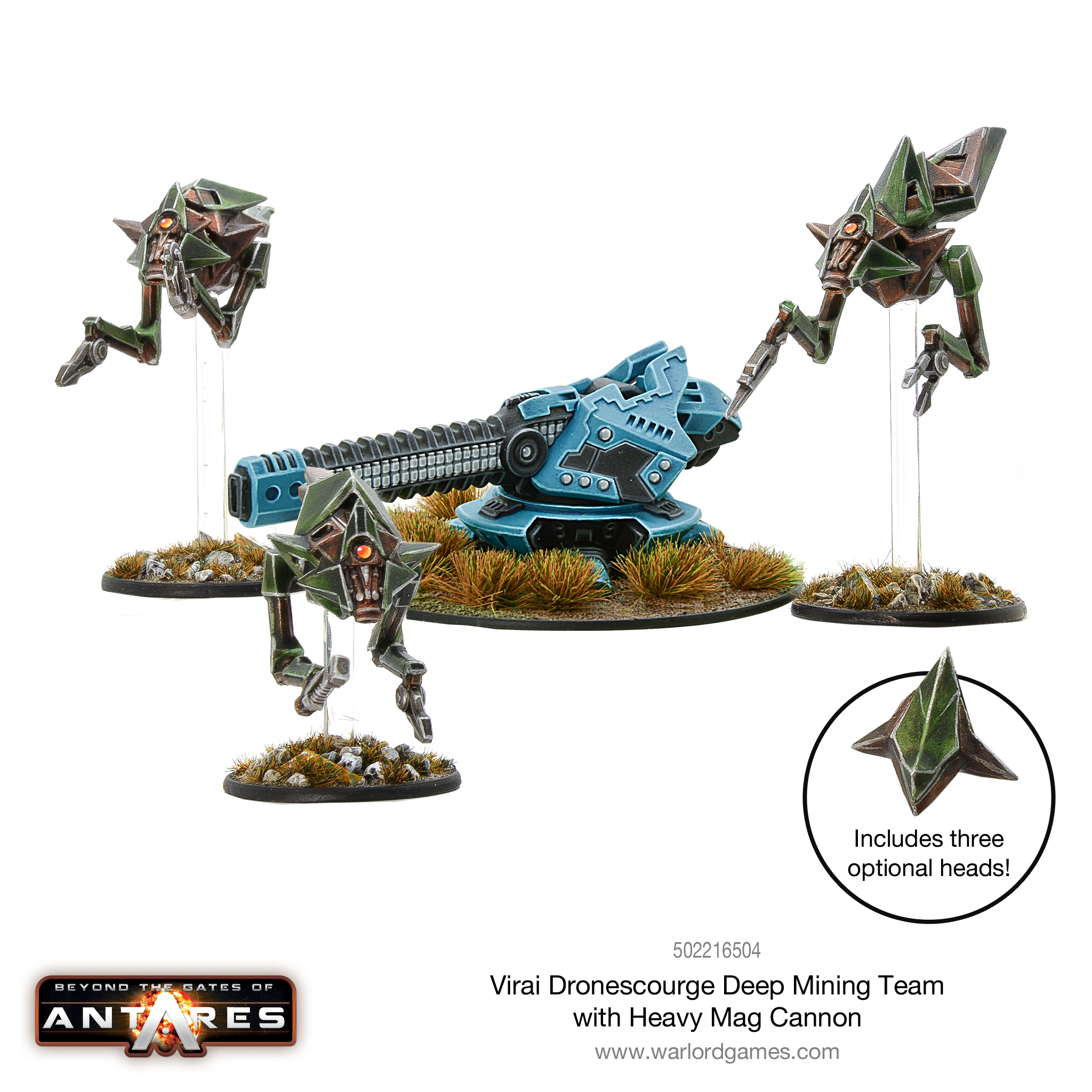 Virai Dronescourge Deep Mining Team with Heavy Mag Cannon