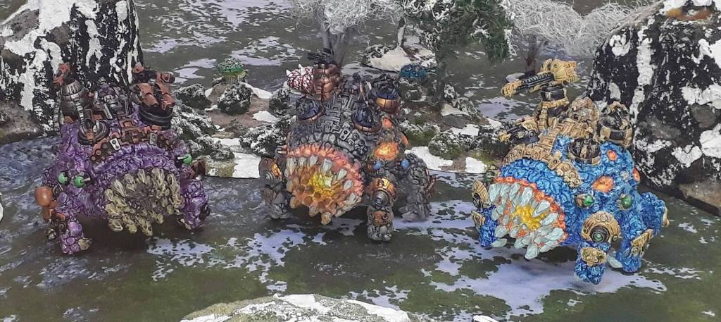 A trio of matronite brood mothers