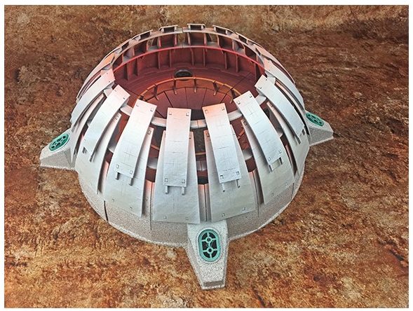 Boromite Command Vent with full shielding