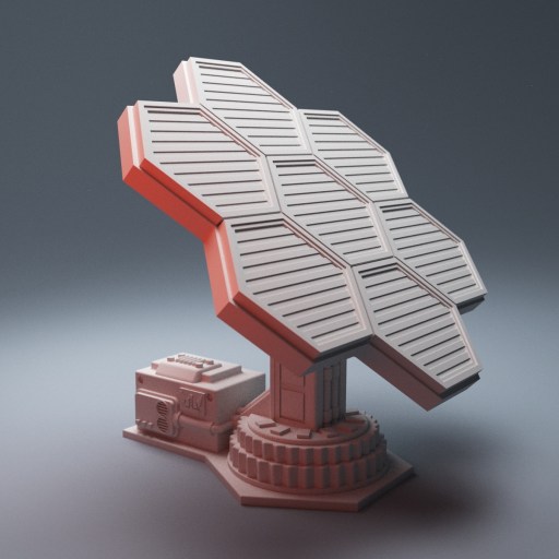 Anti-Orbital Fractal Weapons by Steve O'Boyle facing right